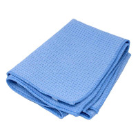 Paragon Microfibre Premium Waffle Weave Drying Towel 300gsm 60x80cm Blue