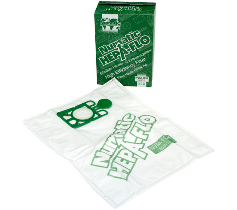 Amazon.com: 10 Pack of Microfiber Vacuum Dust Bags Designed to Fit Numatic  Henry Hetty Basil James : Home & Kitchen