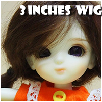3 Inches Wig