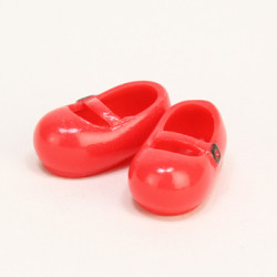 OBITSU BODY ACCESSORY - Obitsu Body 11cm Round Toe Strap Shoes - Red