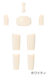 OBITSU BODY 11 - Height Extension Kit (White Skin)