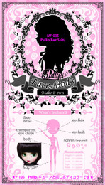 MF-001 Pullip MIO Face / Body Kit (Natural Skin) - Toymalaysia.com