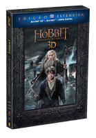 O Hobbit - A Batalha Dos Cinco Exércitos - Edição Estendida - 5 Discos - Blu-Ray 3D