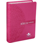 Biblia Sagrada Letra Grande - Rosa - SBB
