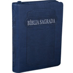 Biblia Sagrada Letra Grande - Azul - SBB