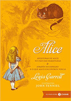 Alice: edição bolso de luxo (Clássicos Zahar): Aventuras de Alice no País das Maravilhas & Através do Espelho e o que Alice encontrou por lá