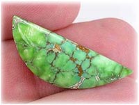 Lime Green Turquoise Cabochon