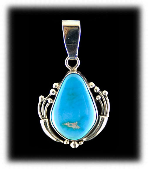 Natural Blue Gem Turquoise from Battle Mountain Nevada