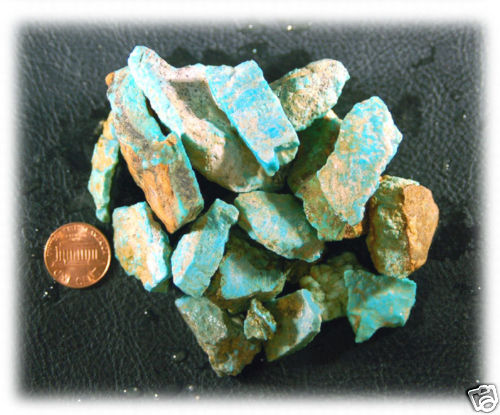 Real Blue Gem Turquoise Rough