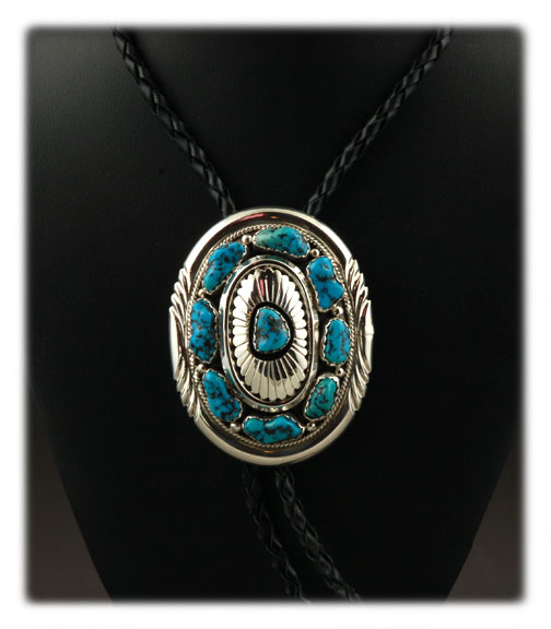 Mens Turquoise Bolo