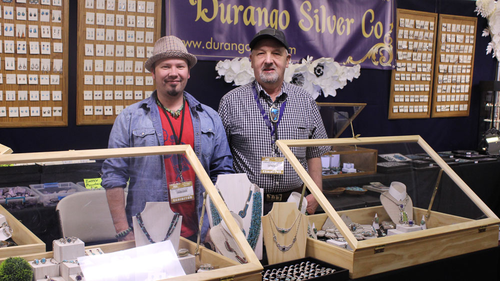 Dillon and John Hartman at the 2017 Tucson Gem Show