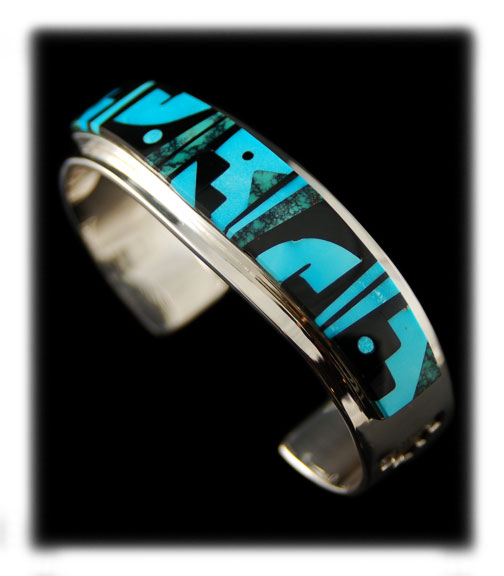 Edison Yazzie Inlay Bracelet