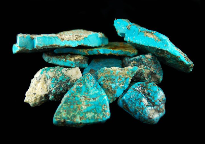 Turquoise from the Morenci Mine