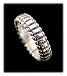 Silver Band Rings by John Hartman