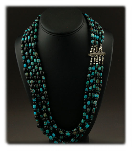 Bead Necklace Turquoise