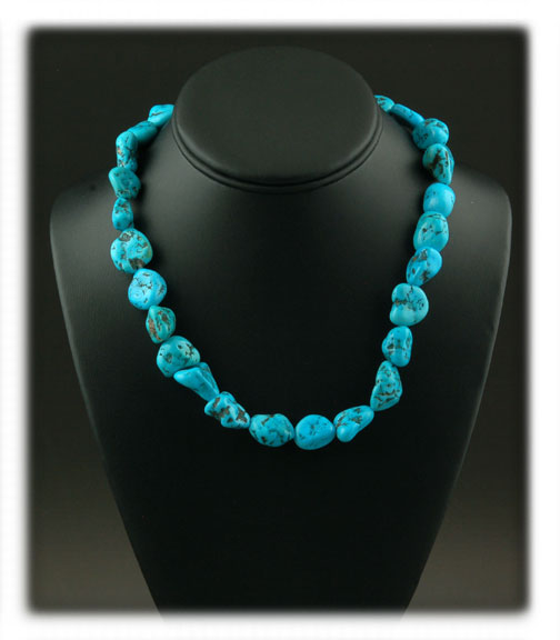 Kingman Turquoise Nugget Beads