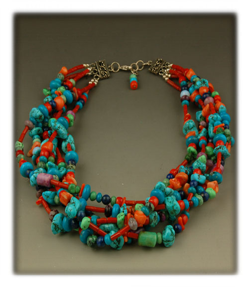 Turquoise Bead Necklace Durango Silver Company