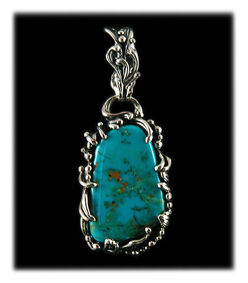 Southwestern Turquoise Pendant By Crystal