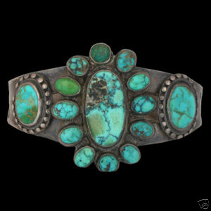 Vintage Navajo Turquoise Bracelet