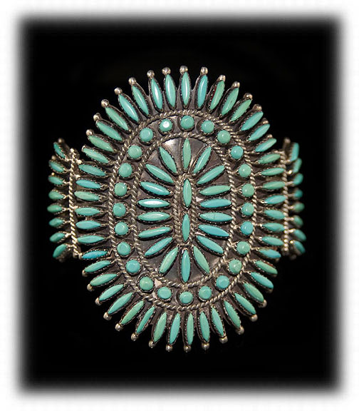 Needlepoint Zuni Indian Jewelry Durango Silver Company