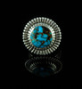 Blue Egyptian Turquoise Ring 