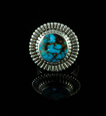 Blue Egyptian Turquoise Ring 