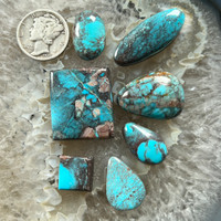 Smokey Bisbee Turquoise Cabochon Collection 