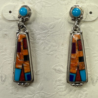 Multicolor Dangle, Earrings