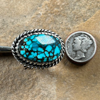 Old style, Navajo turquoise ring