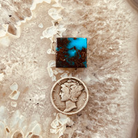 Deep Blue Bisbee Turquoise Gemstone