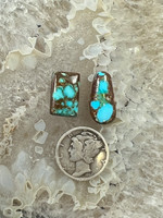 Two Toned Bisbee Turquoise Cabochon