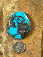 Large Classic Bisbee Turquoise Cabochon