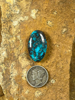 Beautiful Oval Bisbee Turquoise Cabochon
