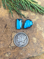 Bisbee Turquoise Cabochon pair