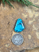 Smokey Red Webbed Bisbee Turquoise cab