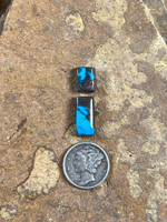 Square cut Bisbee Turquoise cabochons