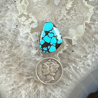 Natural Egyptian Spiderweb Turquoise cabochon