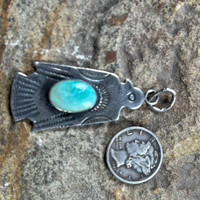 Old Navajo Thunderbird Pendant