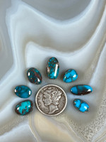 Lucky 7 Bisbee Turquoise Cabochon collection