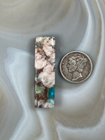 Khristol Bisbee with quartz Plumes cabochon