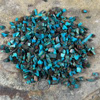 Rich blues Bisbee Turquoise chips for sale