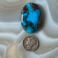 Royal blue Bisbee Turquoise cabochon..