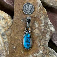 Blue Bisbee Turquoise Pendant