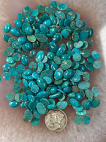 Fox Turquoise 6mm Cabochons