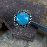 Stylish Man’s Saddle Ring