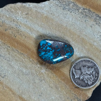 Royal Blue Spiderwebbed Bisbee Turquoise Cab