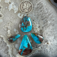 Bisbee Turquoise Cabs - 145
