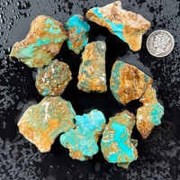  vintage Royston Turquoise rough