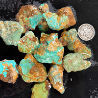 Awesome Royston Turquoise rough blue greens