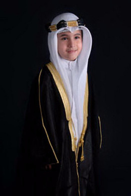 KIDS CHILDRENS BLACK BISHT CLOAK ARAB DRESS THOBE ISLAM MENS CHILDS EID MASHLAH
